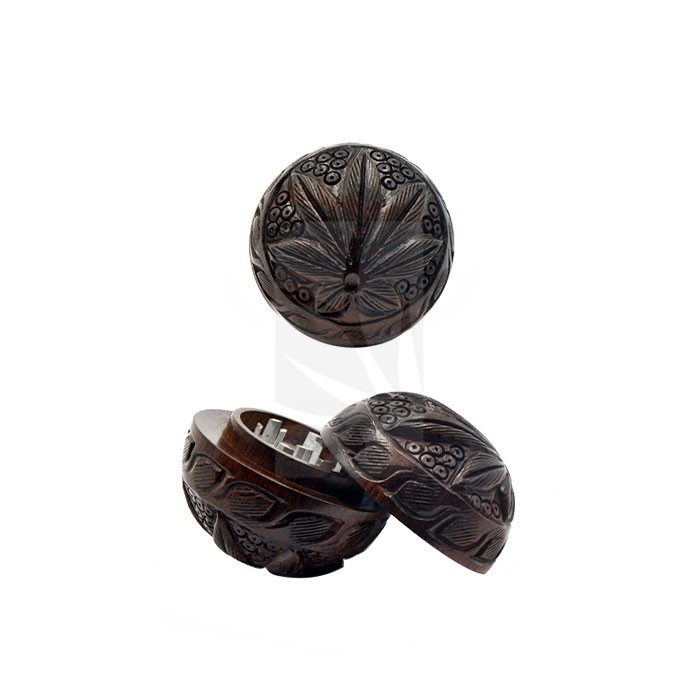 Triturador Esférico de Madeira e Alumínio 40 mm – 2 Partes