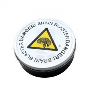 Caja redonda 9 cm. Danger! Brain Blaster