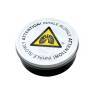 Caja redonda 9 cm. Attention! Inhale Slowly Caja redonda 9 cm. Attention! Inhale Slowly