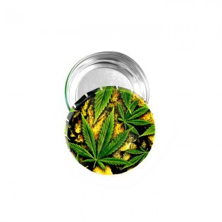 Caja redonda 5.5 cm. Buds + Leaves