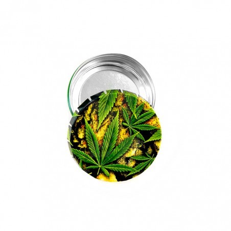 Caja redonda 5.5 cm. Buds + Leaves