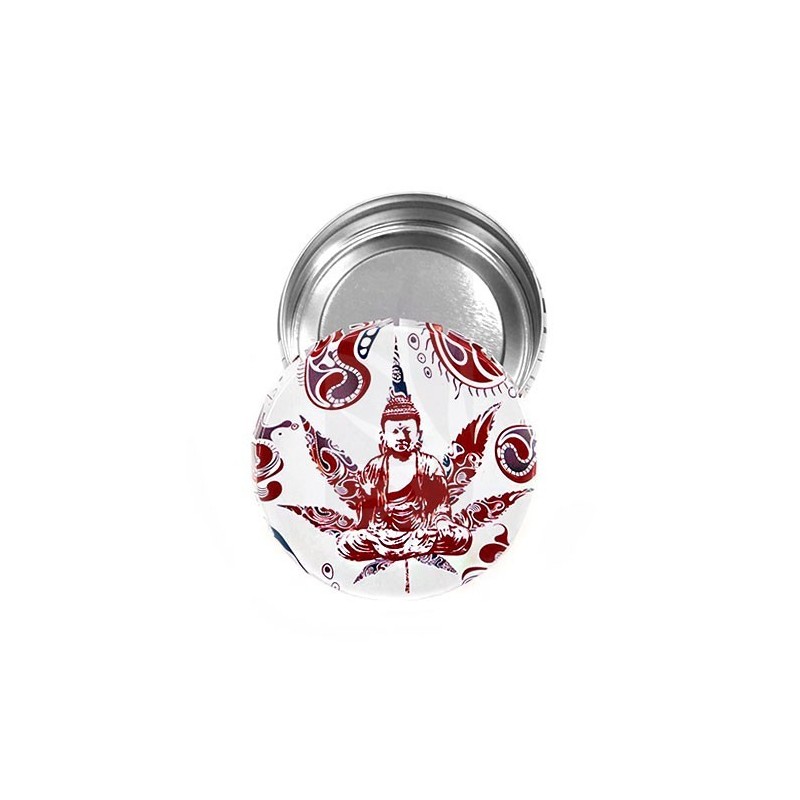 Caixa Redonda 5,5 cm Buddha Weed Caixa Redonda 5,5 cm Buddha Weed