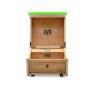 Caja de curado de mesa 50/60 gr Verde (Humidor) Caja de curado de mesa 50/60 gr Verde (Humidor)