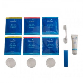Kit de Limpieza y Calibración Electrodo PH y EC Bluelab