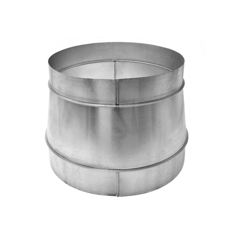 Metallische Reduzierkupplung 355–315 mm. Hoch