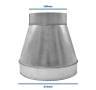 Metal Reducing Coupling 315-200 mm.
