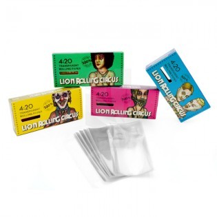 Papeles de Liar Transparente de 420 de Lion Rolling Circus
