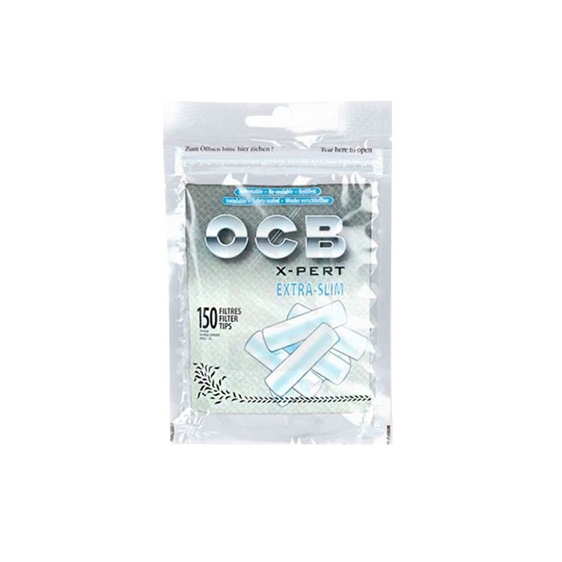 OCB PAPEL FILTROS X-PERT EXTRA SLIM 150 U. OCB PAPEL FILTROS X-PERT EXTRA SLIM 150 U.