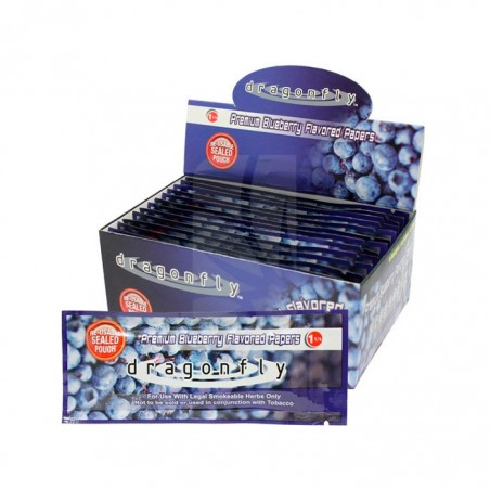 Dragonfly Regular Blueberry Rolling Papers 🍇
