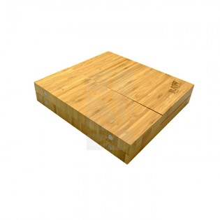 Raw triple caja bambu con imanes