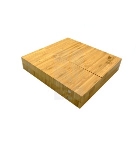 Raw triple caja bambu con imanes