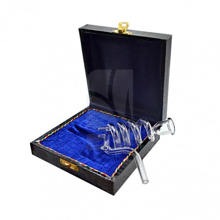 Spiral-Glaspfeife in Box 11 cm