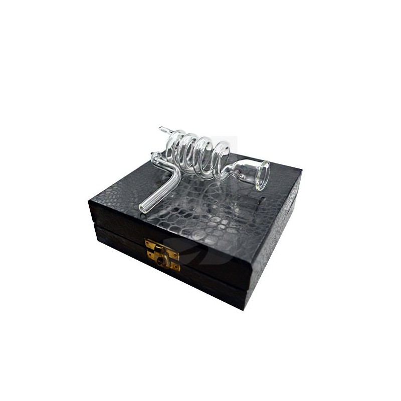 Glass Spiral Pipe in Box 11 cm
