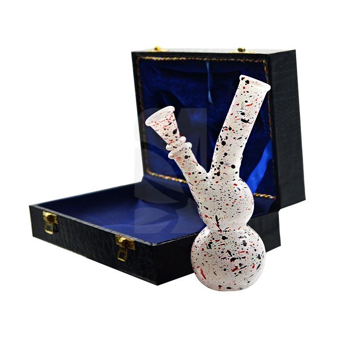 Bong Cónico de Vidro Colorido em Caixa 18,5 cm