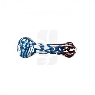 Colour Changing Glass Pipe Blue/Clear