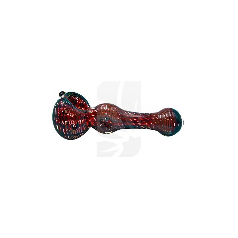 Cachimbo de Vidro que Muda de Cor Vermelho