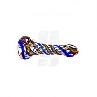 Colour Changing Glass Pipe Blue/Red/Yellow/Green