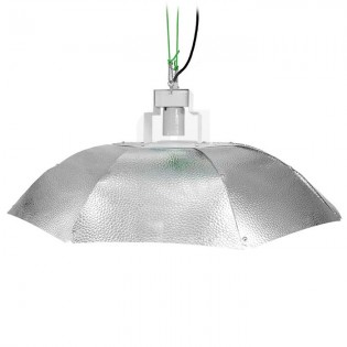 Large Silver Parabolic Reflector