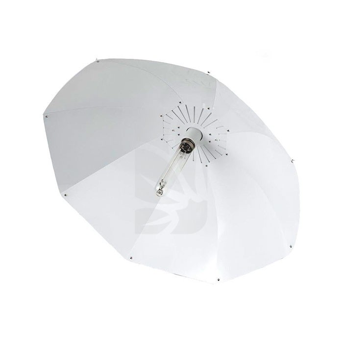 Medium White Parabolic Reflector