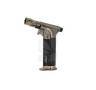 Mechero Torch Pistol Black with Silver