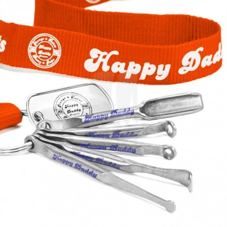 Happy Daddy Lanyard with 5 Assorted Dabbers