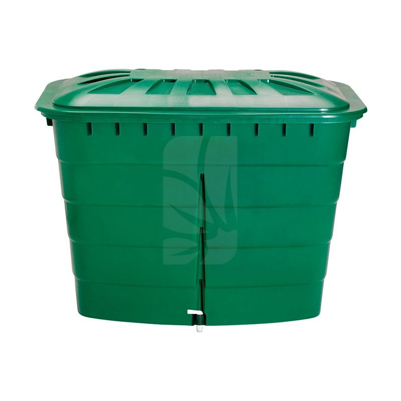 Grüner quadratischer Tank 520 Liter (119 × 77 × 84 cm)