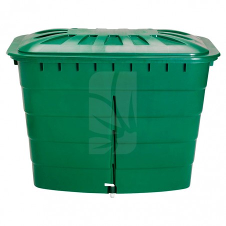 Depósito Cuadrado Verde de 520 Litros