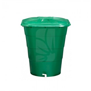 Deposito Cuadrado verde 200 litros. 67 x 67 x 76 cm.