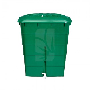 DEPÓSITO CUADRADO VERDE 300 L (77 x 62 x 83 cm.)