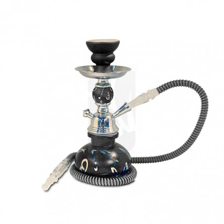 Shisha 25 cm.1 Mang. Signos Negra