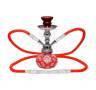 Shisha 25 cm. 2 Mang. Flowers Roja Shisha 25 cm. 2 Mang. Flowers Roja