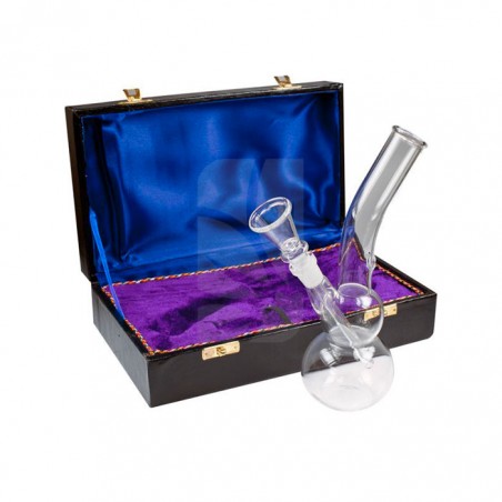 Bong de vidrio en caja 22 cm.