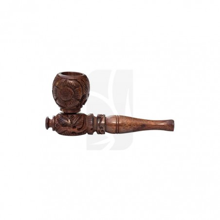 Pipa Carved Shotgun Screwable 10 cm.