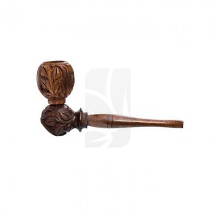 Pipa de madera tallada 15 cm.