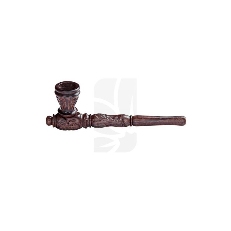 Pipa Madera RoseWood Carved 5'', 13 cm Pipa Madera RoseWood Carved 5'', 13 cm