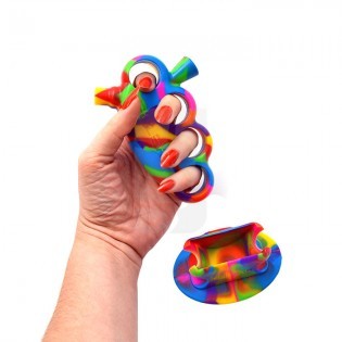 Comprar Bong de Puño Americano con Soporte de Silicona al mejor precio