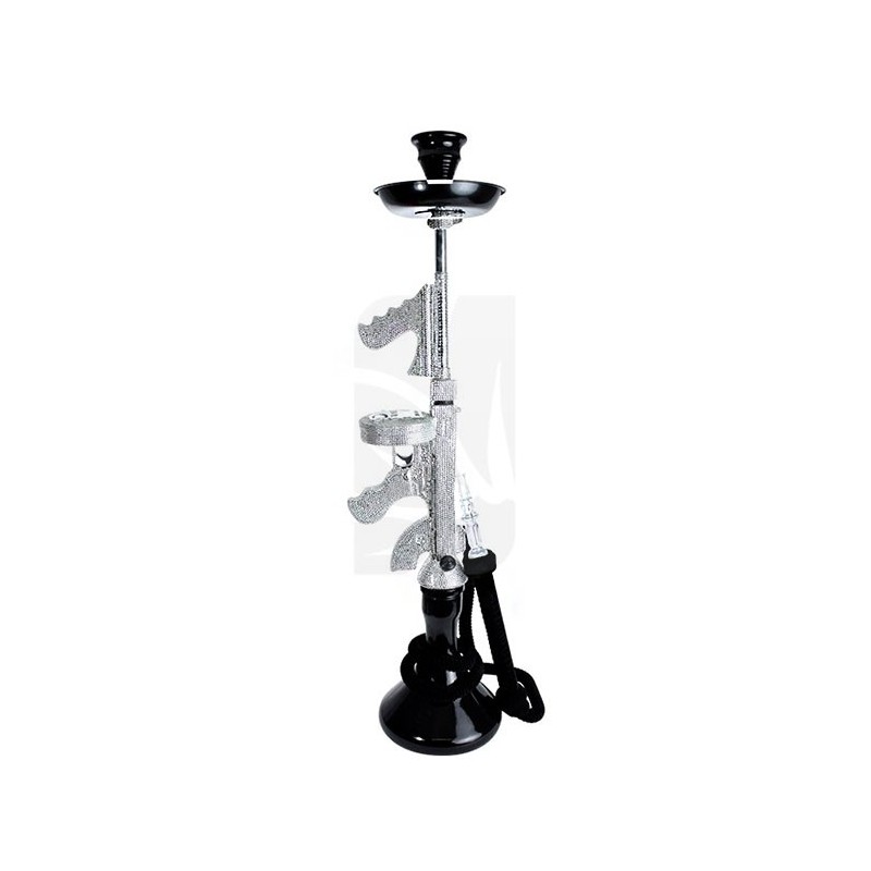 Shisha Mr. Smith Thompson 61 cm. Plata