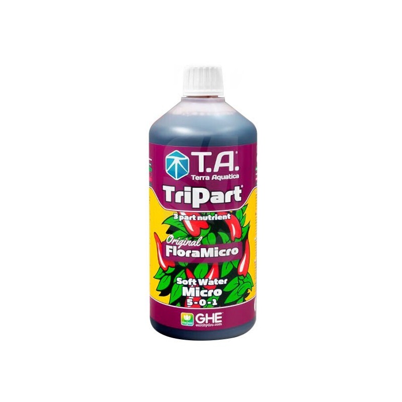 Tripart Flora Micro Eau Douce 1 Litre Terra Aquatica