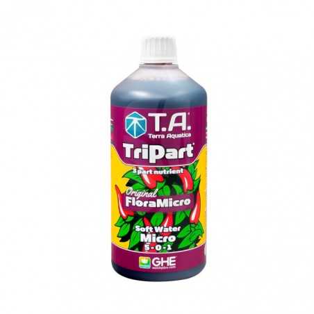 Tripart Flora Micro Agua Blanda 1 Litro Terra Aquatica