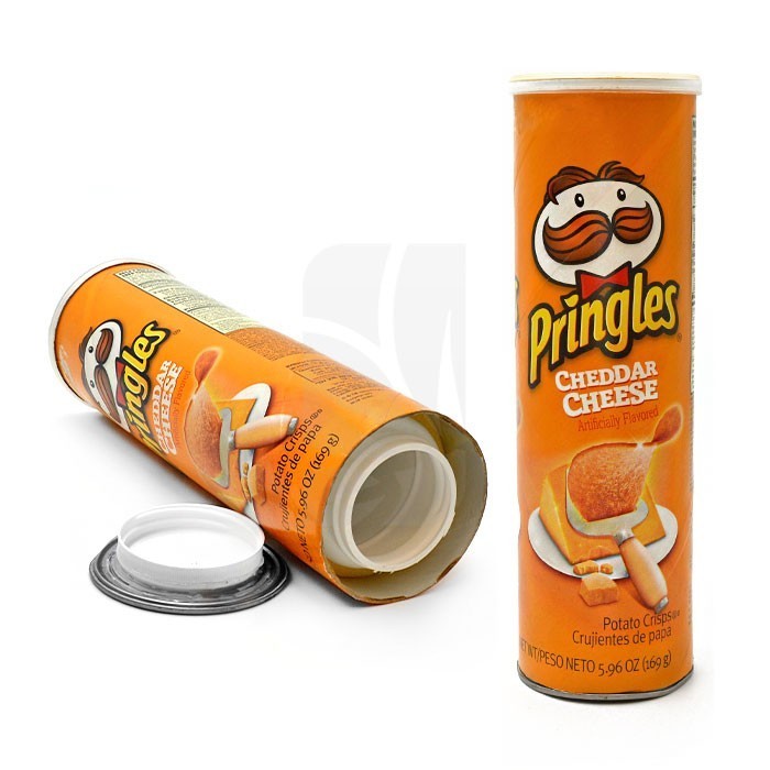 Yellow Pringles Concealment Can
