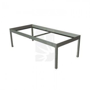 Soporte para mesa gris 0.56 x 1.26 mts ✅  SOPORTE BANDEJAS CULTIVO
