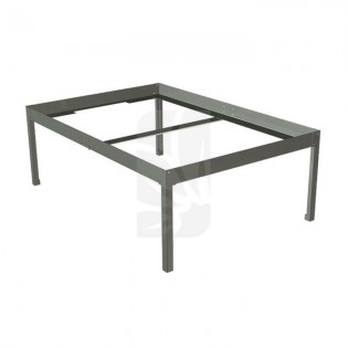 Soporte para bandeja negra 1 x 1 m.