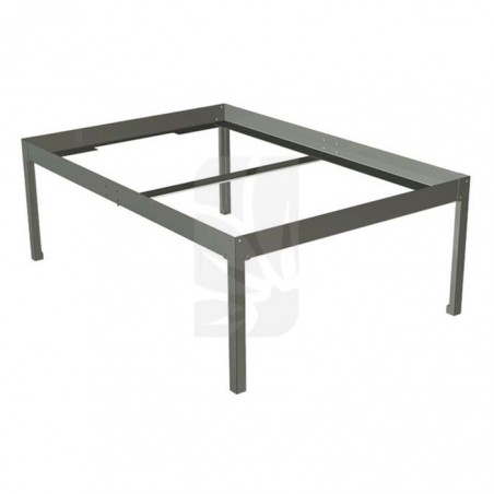 Soporte para bandeja negra 1,2 x 1,2 m.