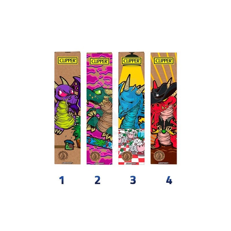 Clipper Pure Simple Dragons Slim + Tips Papier