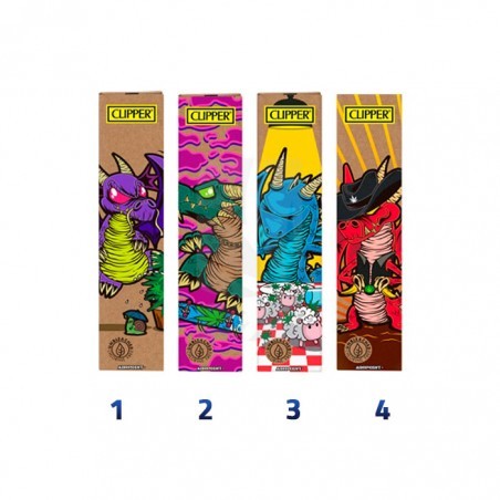 Papel Clipper Pure Simple Dragons Slim + Tips