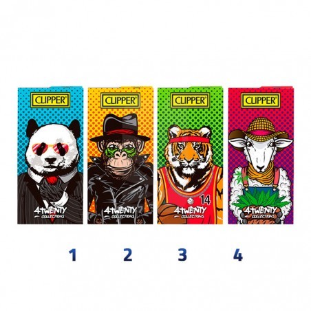 Comprar Papeles de Liar Cool Animals Ryo 420 King Size con Tips de CLIPPER