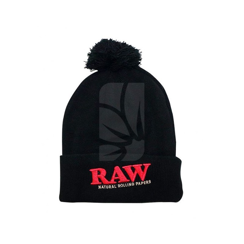 RAW Black Beanie