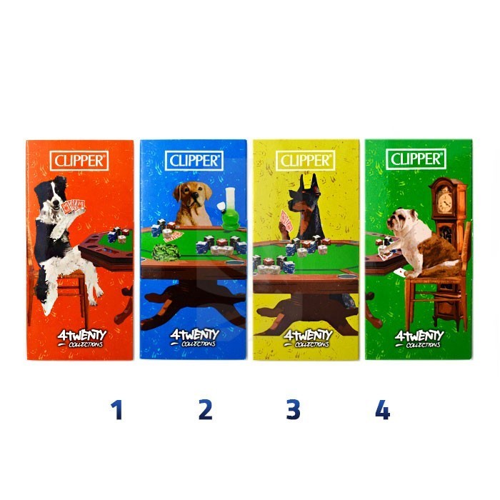 Clipper Poker Dogs K.S. + Tips Paper