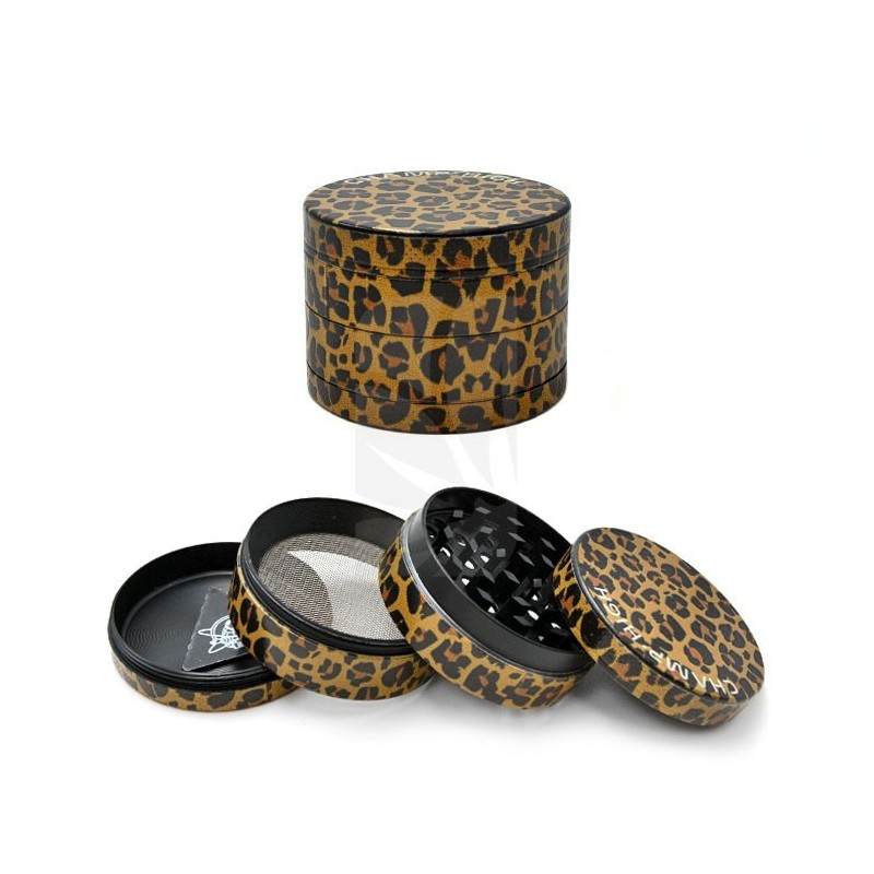 Grinder Animal Skin Leopardo 50 mm – 4 Parti