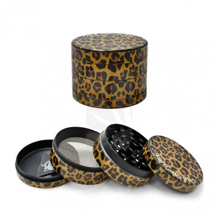 Grinder Animal Skin 50 mm. 4 partes leopardo